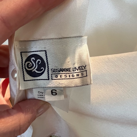 Susanne Lively Designs Silk dress with sash - Picture 3 of 8